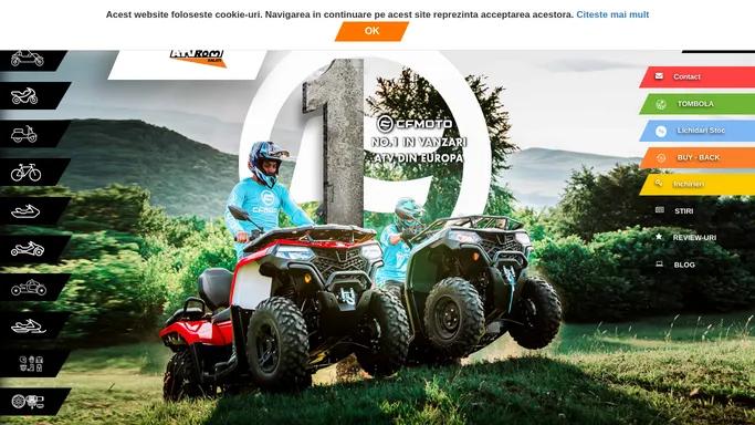 Magazin scutere Galati - ATV Galati - Linhai - CFMoto - Can-Am