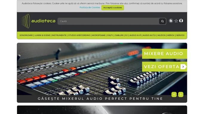 AUDIOTECA.ro – Motor de cautare pentru echipamente audio