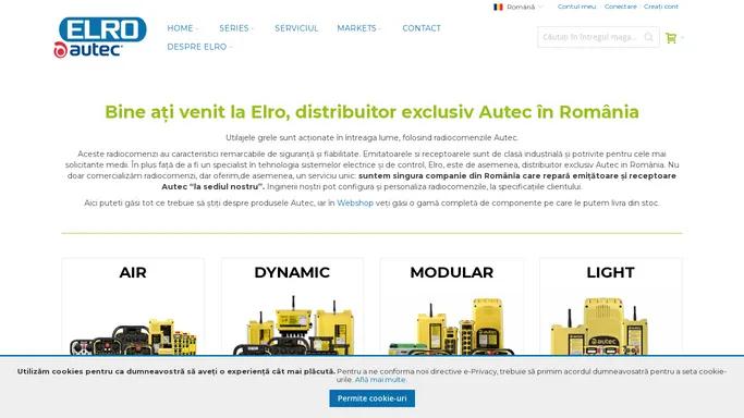 Elro, distribuitor exclusiv Autec in Romania - Elro