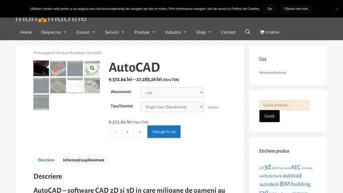 AutoCAD | Software CAD 2D si 3D | Man and Machine Romania