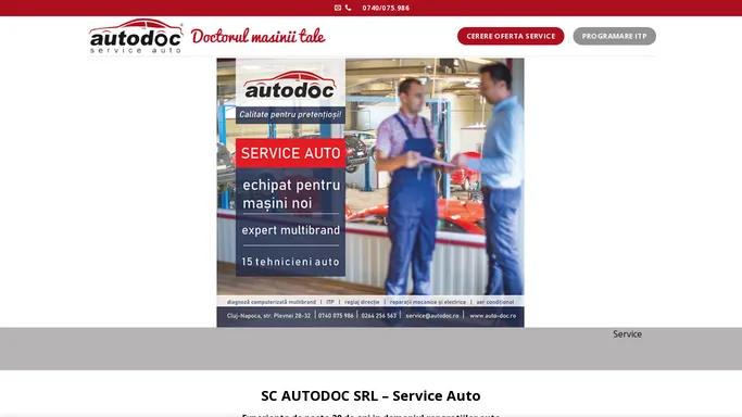 SERVICE AUTODOC - Service auto Cluj - Contact : 0740075986