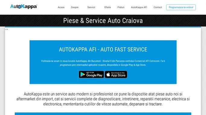 Piese & Service Auto Craiova | AutoKappa