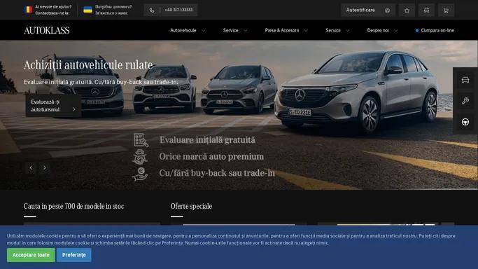 Dealer autorizat Mercedes-Benz, smart si Honda | Autoklass Market