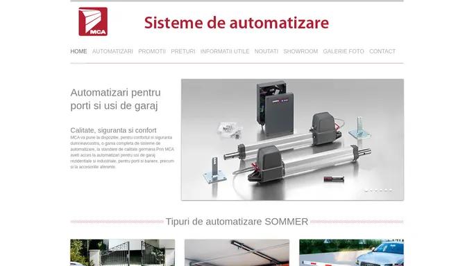 Sisteme de automatizare a portilor, sisteme de acces cu bariera de la SOMMER - MCA Grup