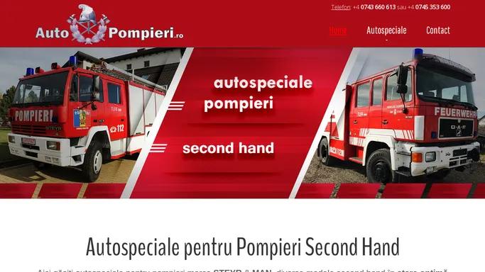 Masini Pompieri Autospeciale Second Hand - AutoPompieri.ro
