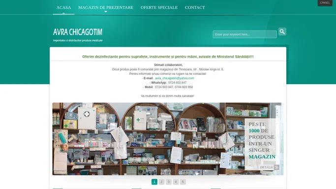 AVRACHICAGOTIM - importator si distribuitor produse medicale