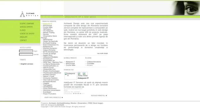 Archiweb Design Romania - web design si dezvoltare web
