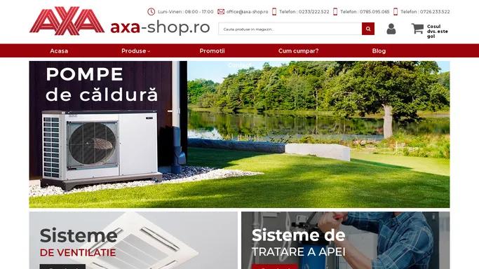 Axa-Shop.Ro - Magazin online de instalatii termice