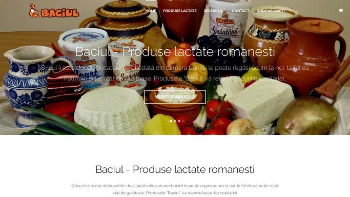 Baciul - Produse lactate romanesti