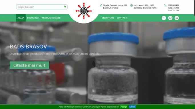 BADS Brasov - distributie produse chimice industriale | livram produse chimice industriale in 48 de ore