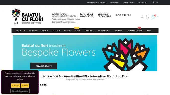 Livrare flori Bucuresti • florarie online • Baiatul cu Flori