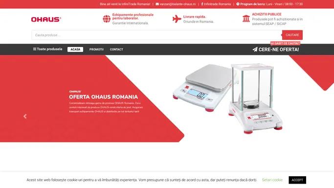 OHAUS Romania Distribuitor Autorizat vand oferta service contact dealer pret ieftin preturi reprezentanta produse magazin cumpar vanzare