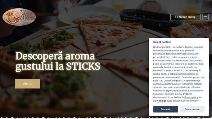 Sticks Pizza - Comanda si achita online - Sticks Pizza