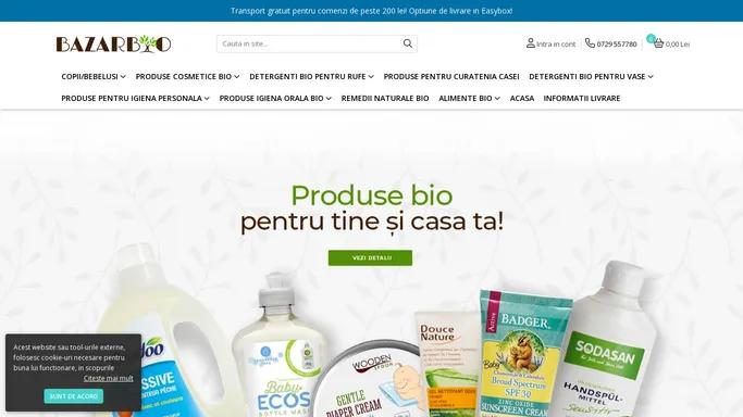 Produse bio certificate - Bazarbio.ro