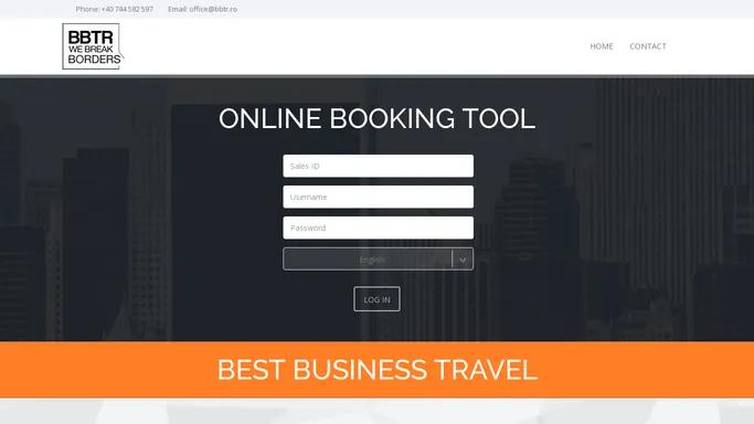 Best Business Travel - Online Booking Tool