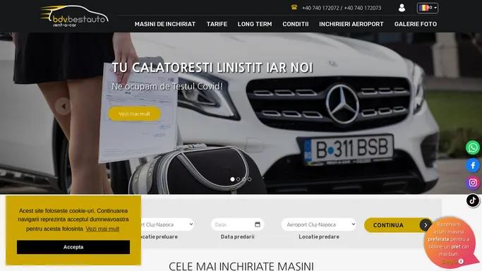 Rent a Car Cluj Servicii Inchirieri Auto - BDV Bestauto Cluj Napoca