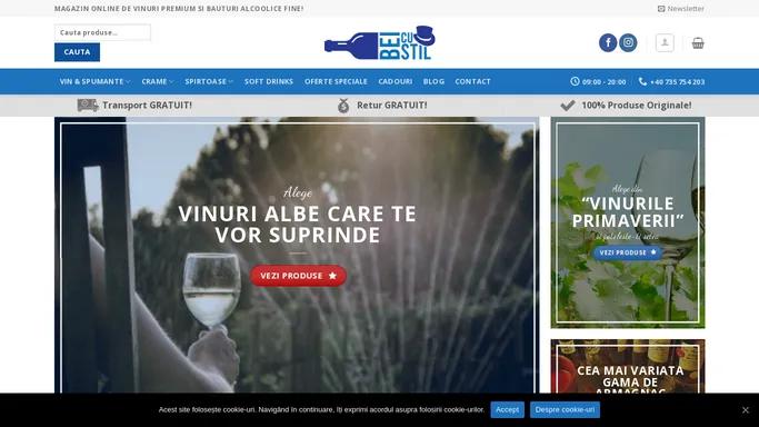 Magazin online vinuri, bauturi alcoolice si spirtoase - BeiCuStil