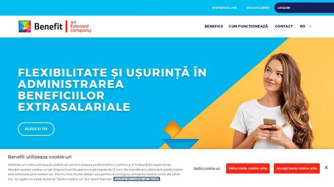 Benefit Online - Toate beneficiile. La alegere. Totul online. benefitonline.ro