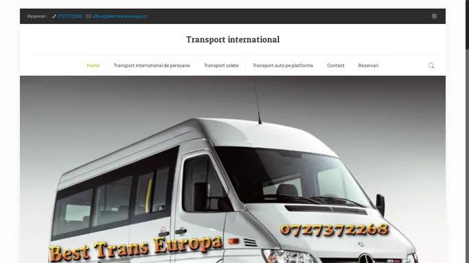 Transport persoane Europa – Transport masini platforma