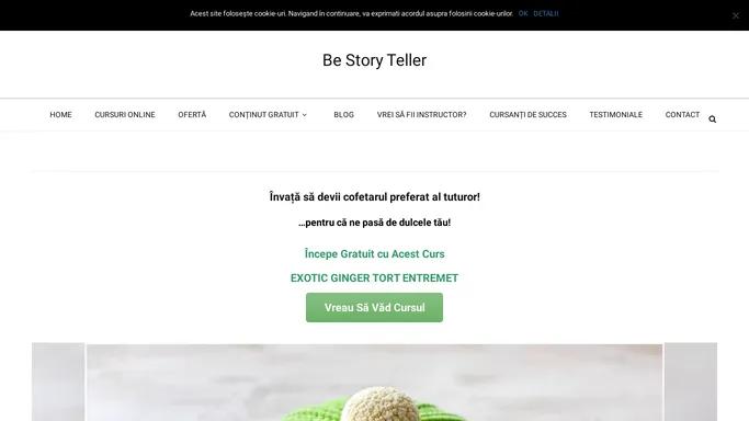 Cursuri Cofetarie Online - Be Story Teller