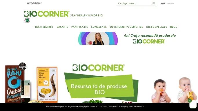 Biocorner | Magazin online Bio | Sursa ta de produse bio