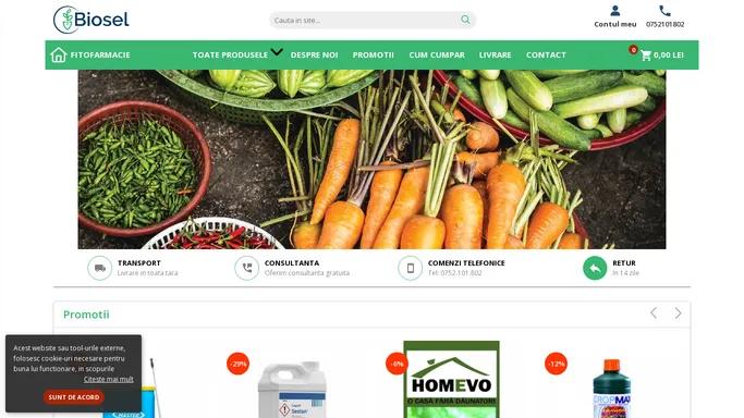 Fitofarmacie si magazin de seminte | Biosel
