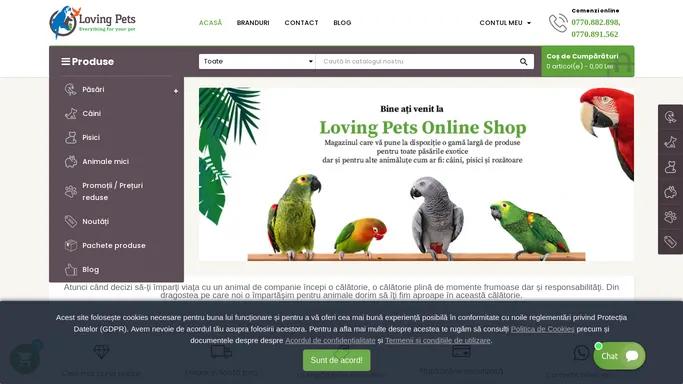 Loving Pets Online Pet Shop
