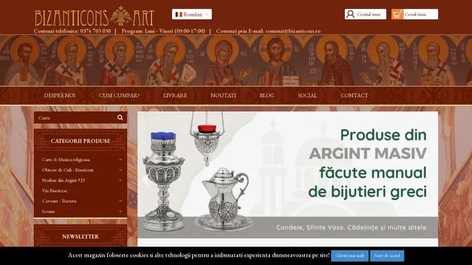 Articole religioase. Obiecte de cult. Produse si obiecte bisericesti. Magazin online Bizanticons - Bizanticons Art