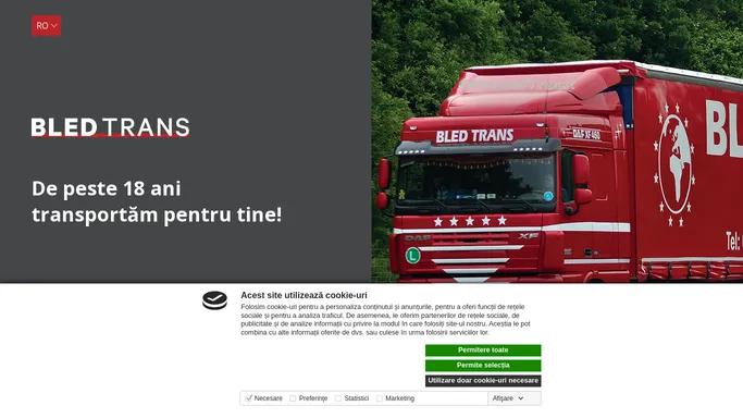 Bled Trans | Transport de marfuri intern si international