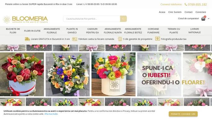 Florarie online Bucuresti - Livrare flori la domiciliu