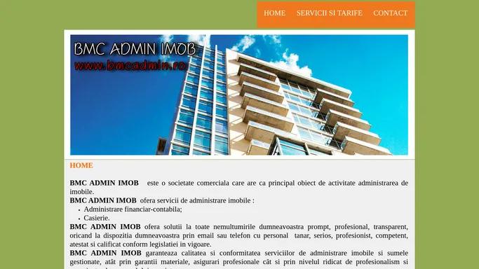 BMC ADMIN IMOB - Servicii Administrare Imobile