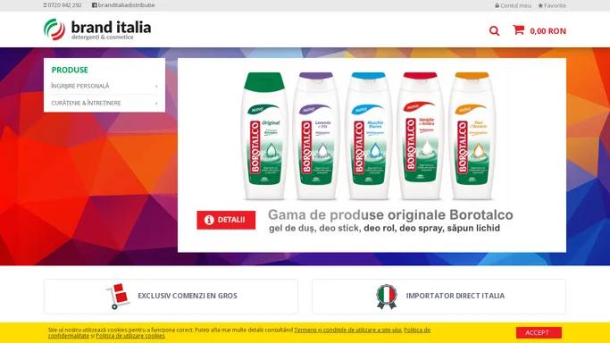 Brand Italia | Detergenti & cosmetice Brand Italia | Detergenti & cosmetice