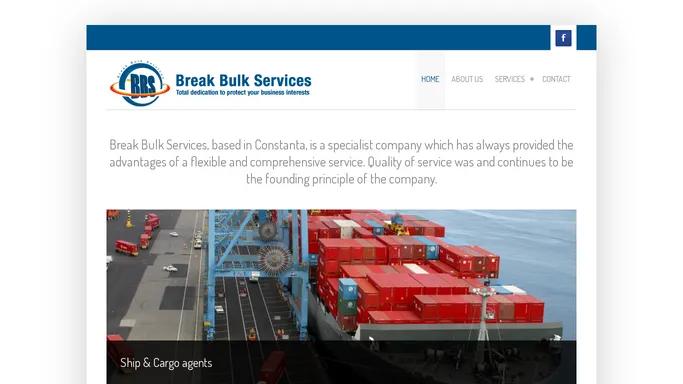 Break Bulk Services » Total dedication to protecting your business interests in Constanta, Romania