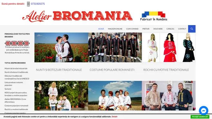 Atelier Bromania - costume populare | ii traditionale ⋆
