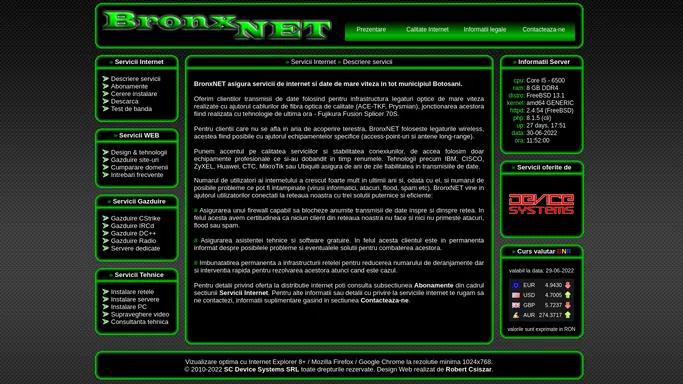 BronxNET Botosani - Internet de mare viteza ! Internet Gigabit !