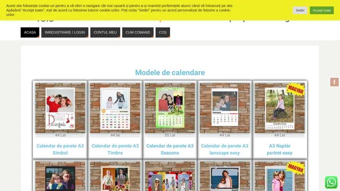 Calendare Foto - calendare personalizate cu pozele tale