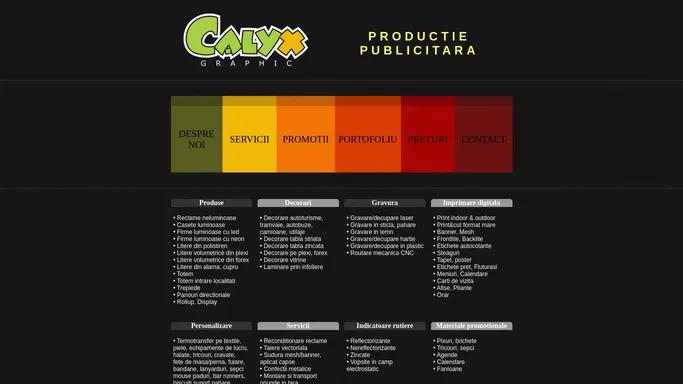 Calyx Graphic | PRODUCTIE PUBLICITARA | Decorari | Oradea