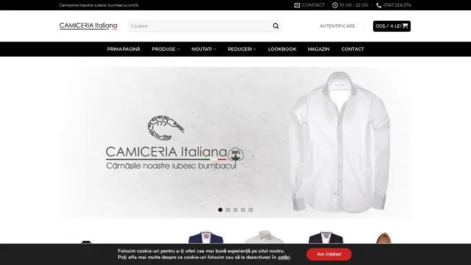 CAMICERIA ITALIANA - Magazin online camasi si produse barbatesti