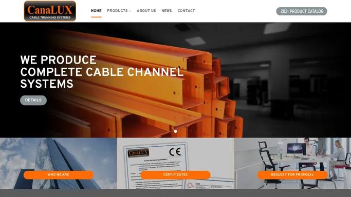 Canalux – Cable Trunking Systems