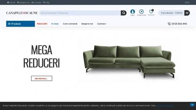 Cea mai buna oferta de canapele, coltare, paturi si scaune | canapelesiscaune.ro
