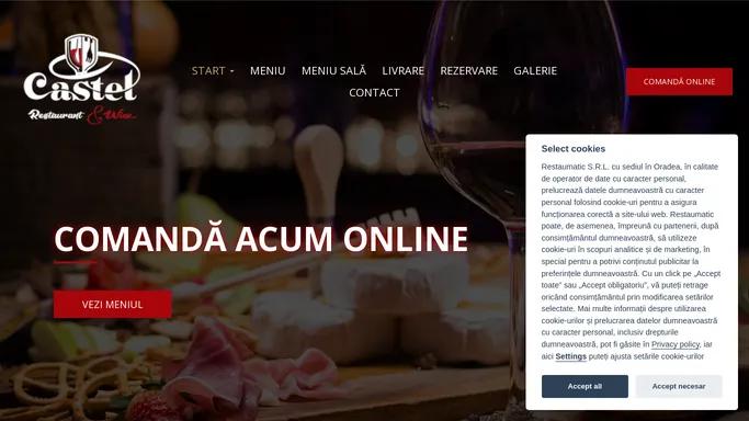 Restaurant Castel - Comanda si achita online - Restaurant Castel