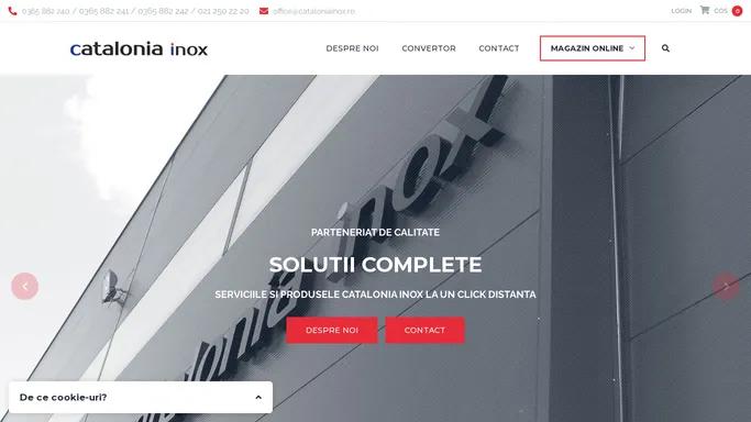 Catalonia Inox - Magazin online materiale inoxidabile, INOX