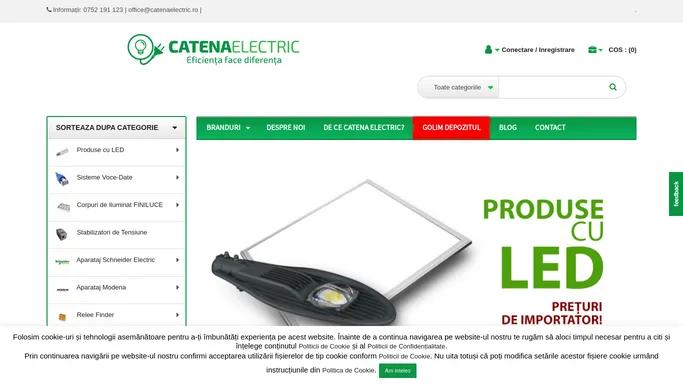 Magazin Online – Corpuri de Iluminat, Produse Electrice – Catenaelectric.ro