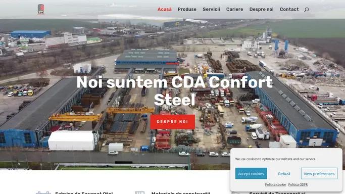 Otel beton fasonat din fabrica noastra -Acasa - CDA Confort Steel