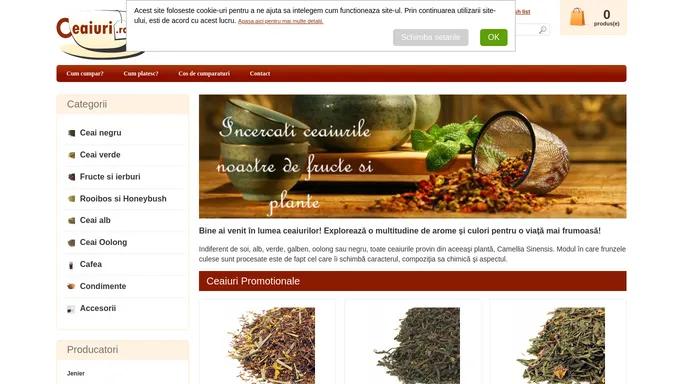Ceai negru, ceai verde - Magazin online ceaiuri premium