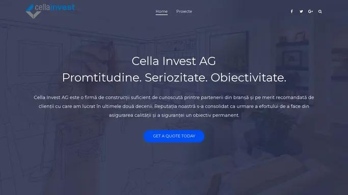 cellaInvest - Home