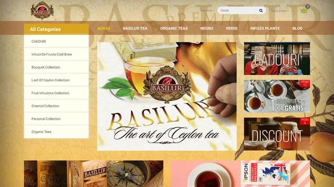 Basilur Tea - Pure Ceylon Tea Magazin online de ceaiuri