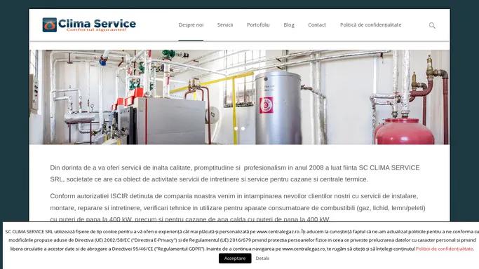 Clima Service – centrale gaz