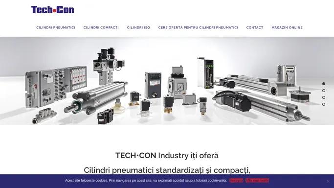 Cilindri pneumatici - Cilindri pneumatici compacti in 24 de ore! - Tech-Con