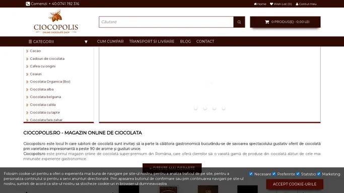 Ciocopolis.ro - magazin online de ciocolata